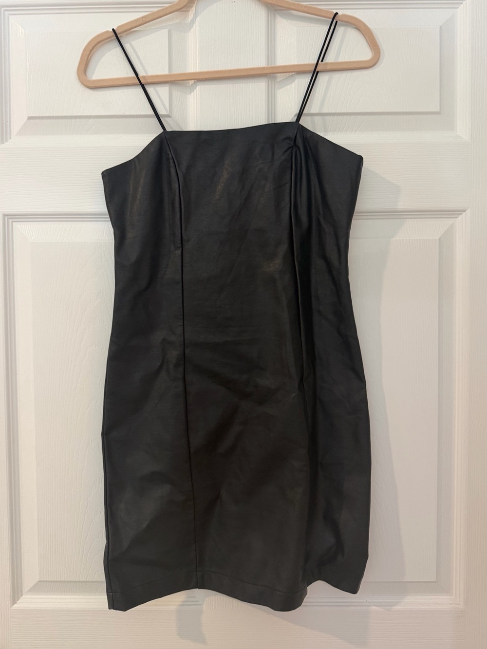 Wild Fable Black Women's Leather Dress